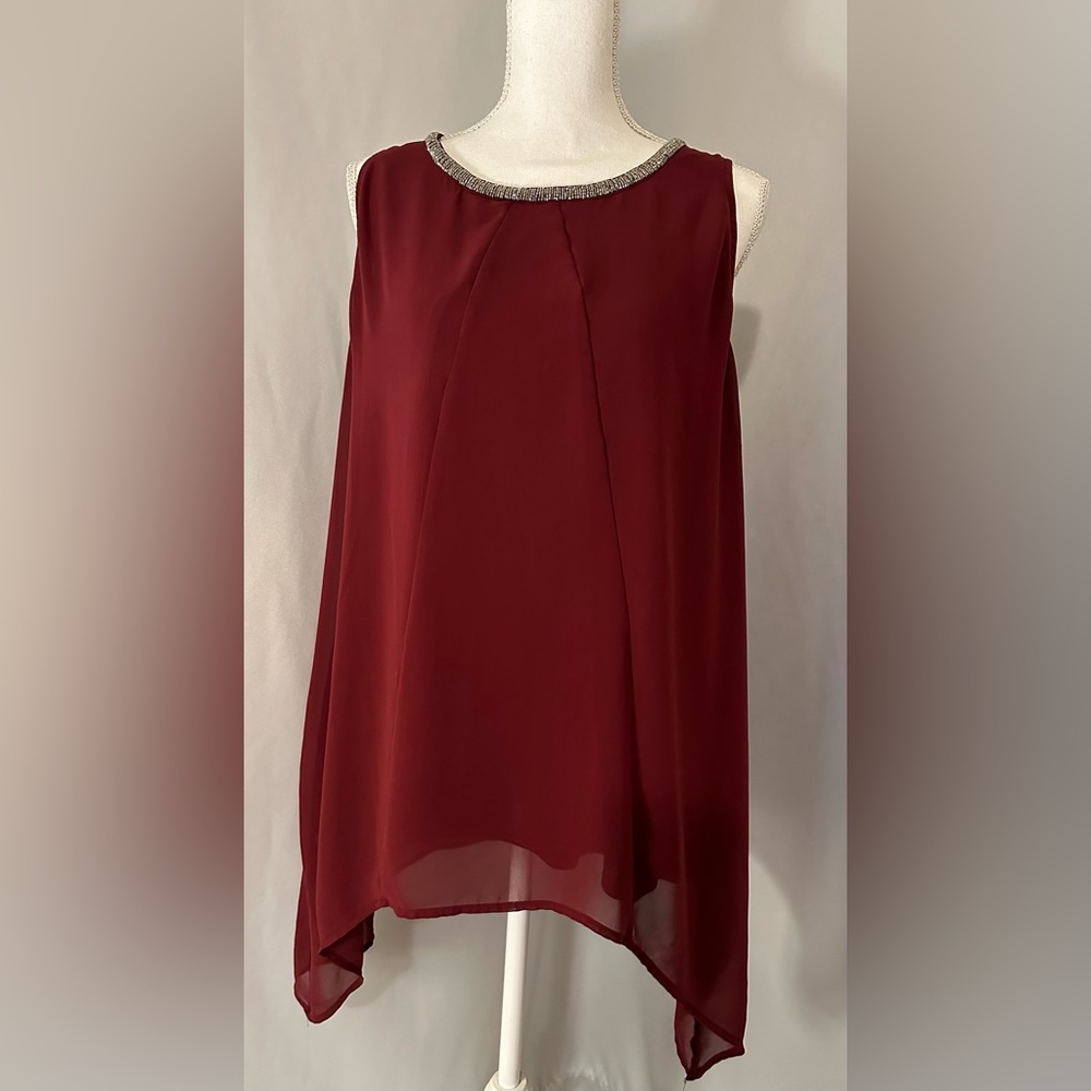 Alfani Beaded Neck Tunic